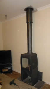 New chimney for a Woodburner - 2